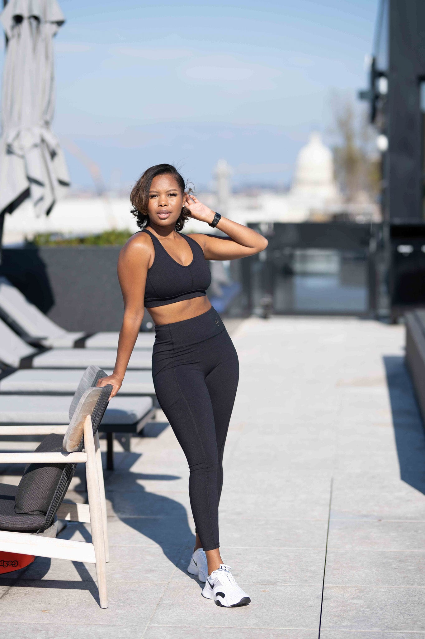 Plush Back Out Sports Bra