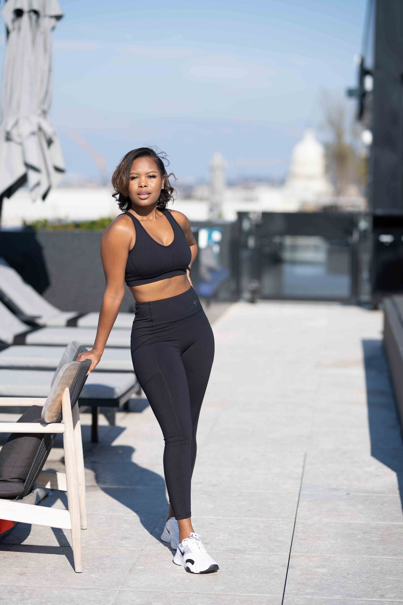 Plush Back Out Sports Bra