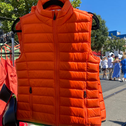 Orange Puffer Vest