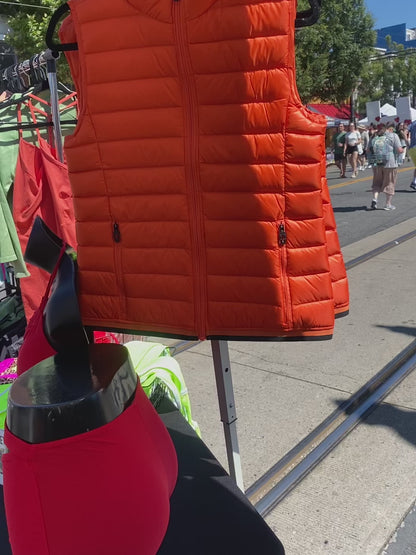Orange Puffer Vest