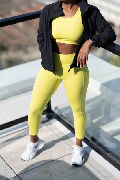 Lime High-waist Leggings